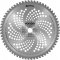 L�mina circular com v�dea, para ro�adeiras, 255 mm x 20 mm, 62 dentes, VONDER