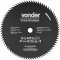 L�mina circular sem v�dea, para ro�adeiras, 255 mm x 20 mm, 80 dentes, VONDER