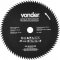 L�mina circular sem v�dea, para ro�adeiras, 255 mm x 25,4 mm, 80 dentes, VONDER