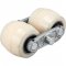 Roda traseira, 74 mm x 70 mm, em nylon, conjunto dupla, VONDER