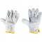 Luva de raspa 7 cm, com refor�o na palma, petroleira, VONDER