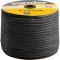 Corda multifilamento tran�ada 8,0 mm x 258 m, preta, em carretel, VONDER