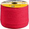 Corda multifilamento tran�ada 8,0 mm x 258 m, vermelha, em carretel, VONDER